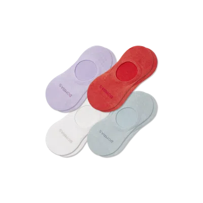 BOMBAS LIGHTWEIGHT NO SHOW SOCK 4-PACK