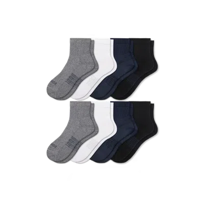 BOMBAS MODERN RIB QUARTER SOCK 8-PACK