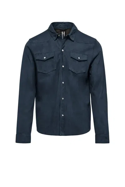 BOMBOOGIE JACKETS AND JACKETS MAN BOMBOOGIE ♪ PGTS4 215 INK BLUE