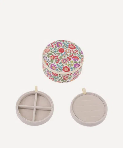 BON DEP BON DEP D'ANJO TANA LAWN COTTON ROUND JEWELLERY BOX