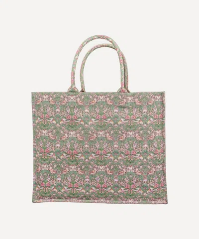 BON DEP BON DEP STRAWBERRY THIEF TANA LAWN TOTE BAG