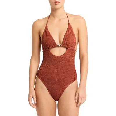BONDEYE BOND-EYE FOWLER BEADED ONE-PIECE SWIMSUIT