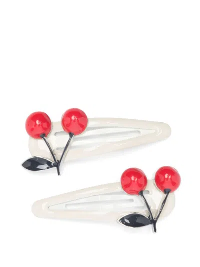 BONPOINT CHERRY HAIR CLIPS