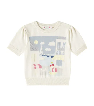 BONPOINT ELVIRA JACQUARD COTTON SWEATER