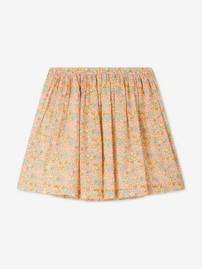 BONPOINT BONPOINT GIRLS FLORAL SUZON SKIRT