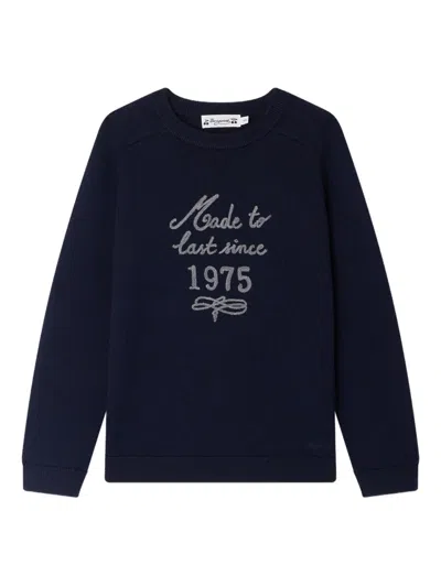 BONPOINT JUD EMBROIDERED-PATCH SWEATER