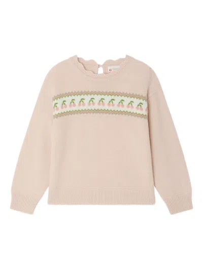 BONPOINT JUDITH CHERRY-JACQUARD JUMPER