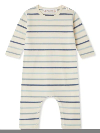 BONPOINT STRIPED ROMPER