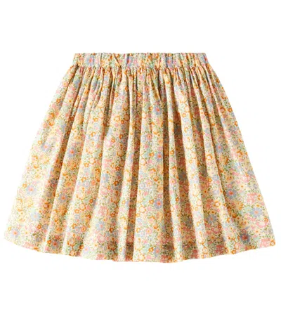 BONPOINT SUZON FLORAL COTTON SKIRT