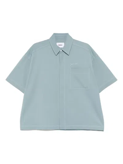 BONSAI CONTRAST-STITCHING SHIRT