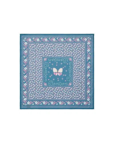 BONTON BANDANA SCARF IN BLEU CURIEUX