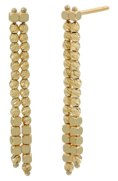BONY LEVY BONY LEVY 14K GOLD BEADED DROP EARRINGS