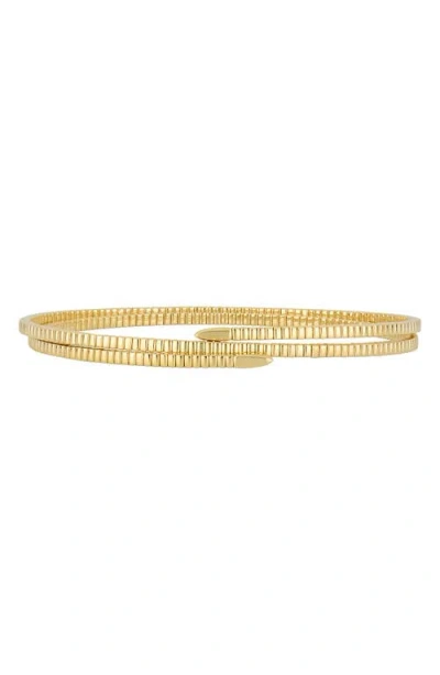 BONY LEVY BONY LEVY 14K GOLD BYPASS BANGLE BRACELET