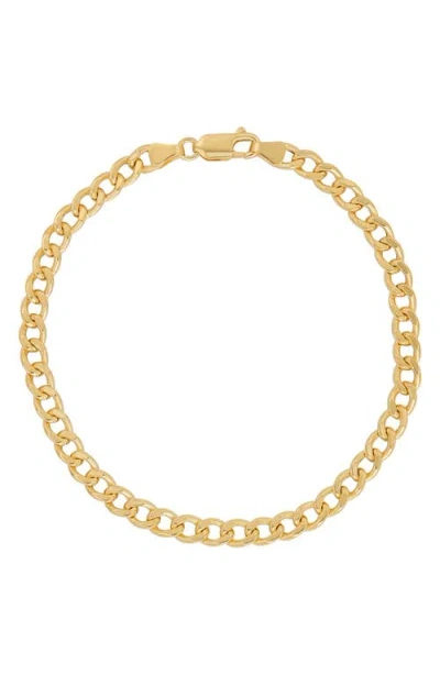 BONY LEVY 14K GOLD CURB CHAIN BRACELET