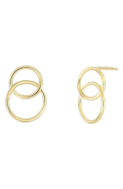 BONY LEVY BONY LEVY 14K GOLD DOUBLE HOOP EARRINGS