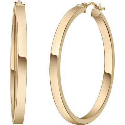 BONY LEVY BONY LEVY 14K GOLD MEDIUM SQUARE TUBE HOOP EARRINGS