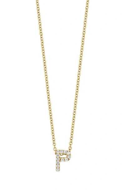 BONY LEVY BONY LEVY 18K GOLD PAVÉ DIAMOND INITIAL PENDANT NECKLACE