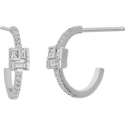 BONY LEVY BONY LEVY GATSBY DIAMOND HOOP EARRINGS