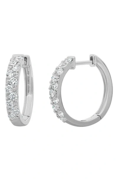 BONY LEVY BONY LEVY MIKA DIAMOND HOOP EARRING