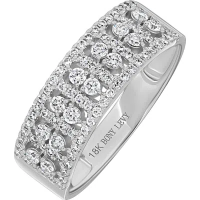 BONY LEVY BONY LEVY MIKA DIAMOND WIDE STACKING RING