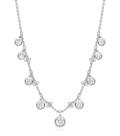 BOODLES LARGE PLATINUM AND DIAMOND BEACH NECKLACE