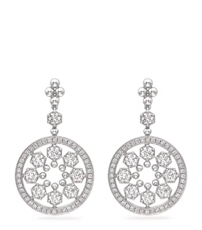 BOODLES WHITE GOLD AND DIAMOND CIRCUS EARRINGS
