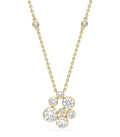 BOODLES YELLOW GOLD AND DIAMOND RAINDANCE NECKLACE