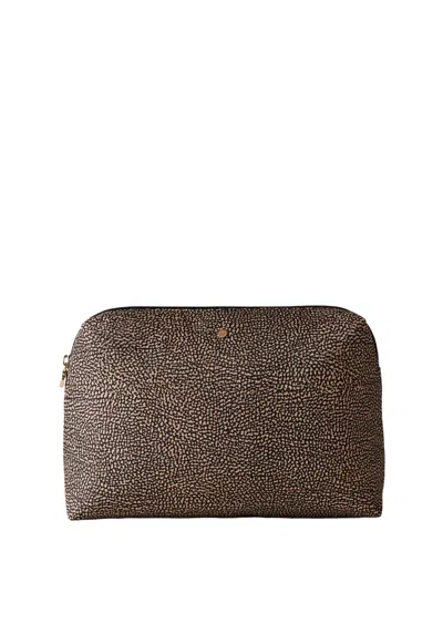 BORBONESE MEDIUM BAG WOMAN BORBONESE 930120I15-X11 BROWN