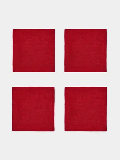 BORGO DELLE TOVAGLIE FILO LINEN NAPKINS (SET OF 4)