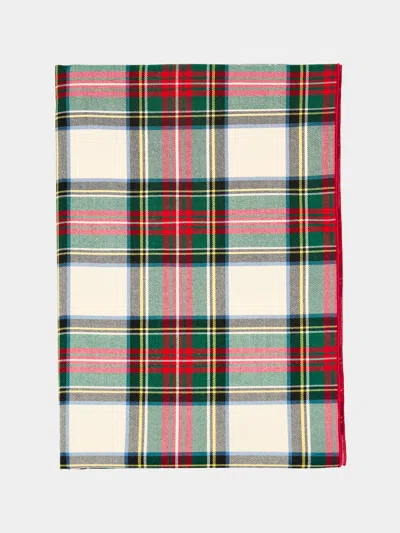 BORGO DELLE TOVAGLIE FILO TARTAN LINEN TABLE RUNNER
