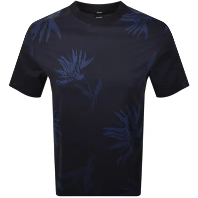 HUGO BOSS BOSS C TAUT 13 T SHIRT NAVY