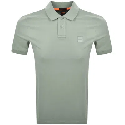 BOSS CASUAL BOSS PASSENGER POLO T SHIRT GREEN