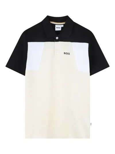 BOSSWEAR COLOUR-BLOCK POLO SHIRT