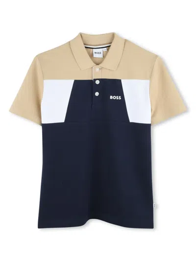 BOSSWEAR COLOUR-BLOCK POLO SHIRT