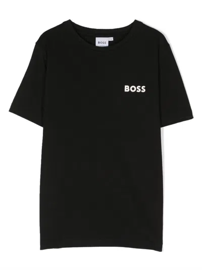 BOSSWEAR LOGO-PRINT COTTON T-SHIRT