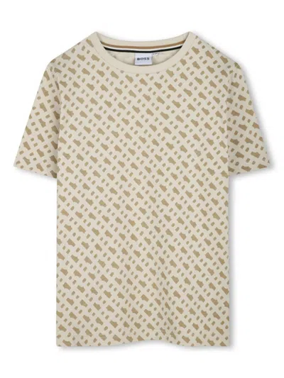 BOSSWEAR LOGO-PRINT COTTON T-SHIRT