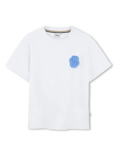 BOSSWEAR LOGO-PRINT COTTON T-SHIRT
