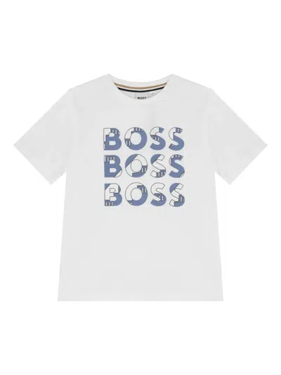 BOSSWEAR LOGO-PRINT COTTON T-SHIRT