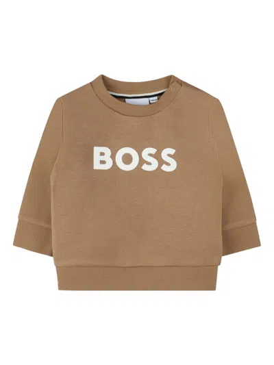 BOSSWEAR LOGO-PRINT SWEATSHIRT