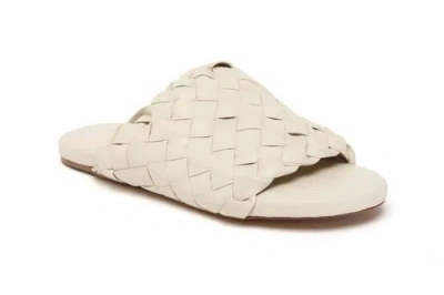 BOTTEGA VENETA $1150 BOTTEGA VENETA MEN'S INTRECCIATO LEATHER SANDALS WHITE 9 US 620298 IT