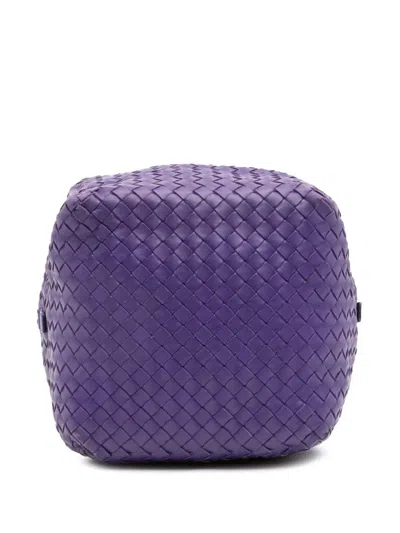 BOTTEGA VENETA 2012-2025 NAPPA INTRECCIATO CUBE CROSSBODY BAG