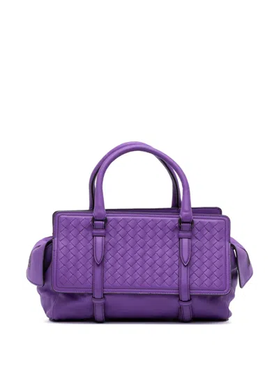 BOTTEGA VENETA 2012-2025 SMALL NAPPA INTRECCIATO MONACO SATCHEL