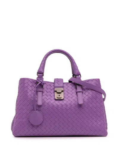 BOTTEGA VENETA 2012-2025 SMALL NAPPA INTRECCIATO ROMA SATCHEL