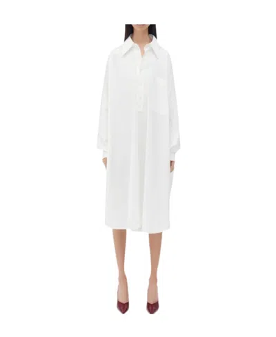 BOTTEGA VENETA BOTTEGA VENETA HALF-BUTTONED SHIRT DRESS