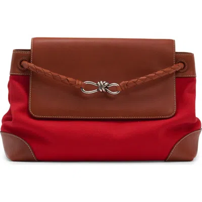 BOTTEGA VENETA BOTTEGA VENETA ANDIAMO MIXED MEDIA MESSENGER BAG