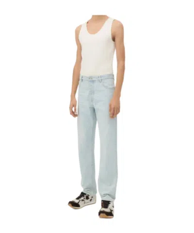 BOTTEGA VENETA BOTTEGA VENETA EXTRA BLEACHED STRAIGHT JEANS
