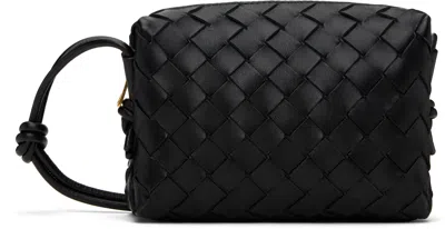 BOTTEGA VENETA BLACK INTRECCIATO CONCERT BAG