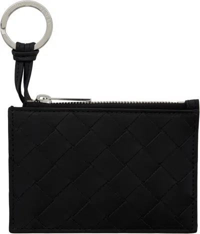 BOTTEGA VENETA BLACK KEY CARD HOLDER