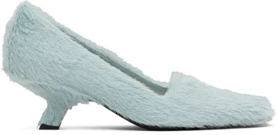 BOTTEGA VENETA BLUE BOOGIE HEELS