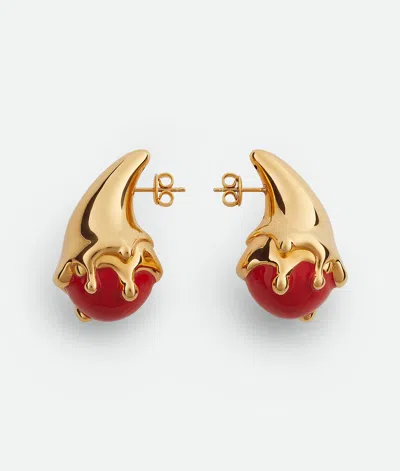 BOTTEGA VENETA BOUCLES D'OREILLES DROP MOYEN FORMAT